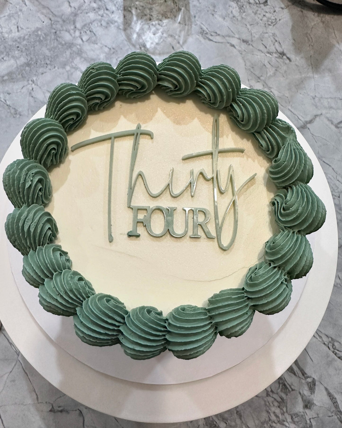 Cake Topper (Two Layer)