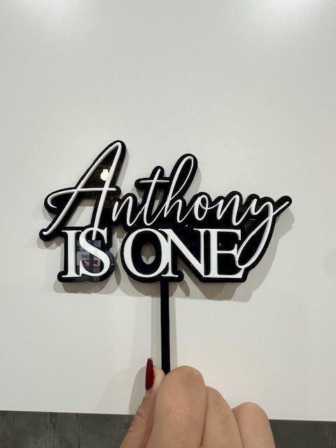 Cake Topper (Two Layer)