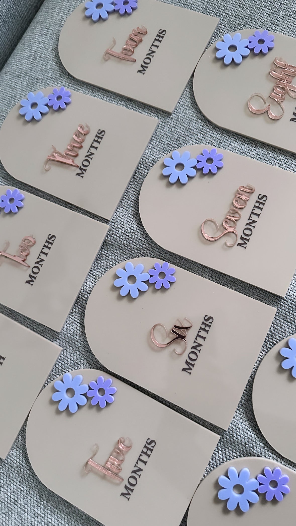 3D Arch Milestone Cards