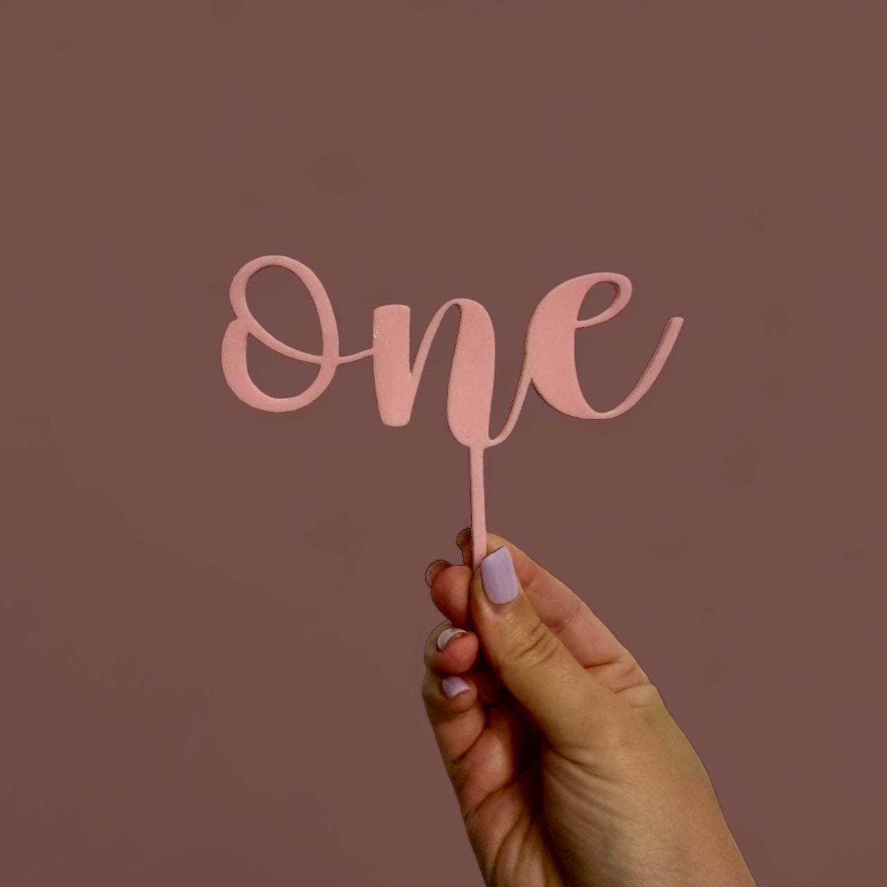 Cake Topper (One Layer)