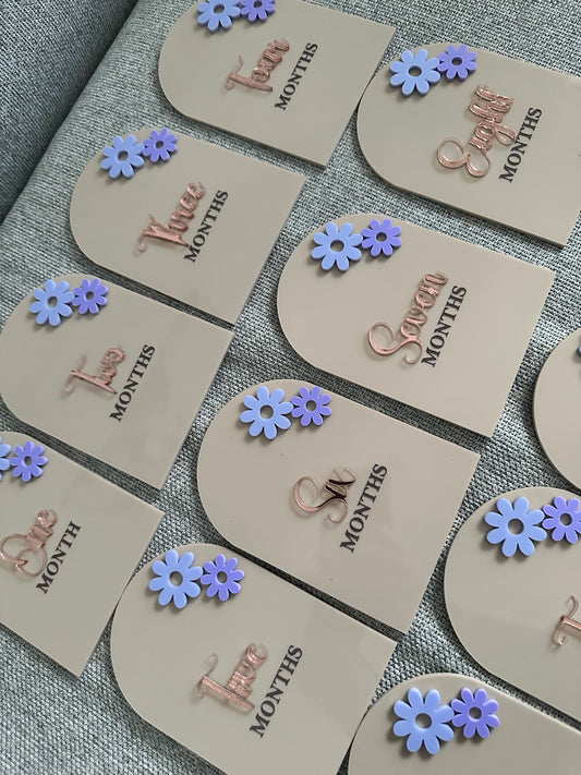 3D Arch Milestone Cards